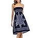 Zyyfly Strapless Dress for Women Beach Swimsuit Cover ups for Women Summer Tube Dress XL Navy