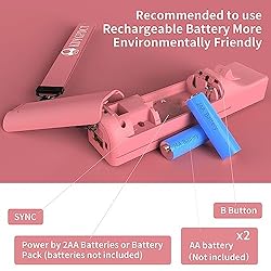 KDYGPDCT Wii Controller 2 Pack,Wii Game Wireless