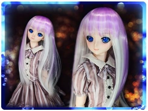 Doll wig long hair two-tone 9 to 9.5 inches Dollfie Dream DD / MDD Super Dollfie SD size