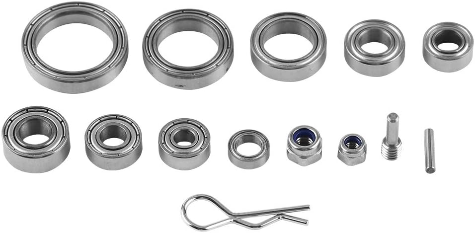 79pcs RC Bearings Screws Set, Metal RC Car Bearings Repair Tool Box for Traxxas TRX4 1/10 Crawler Car Replacement Component Parts - Image 5
