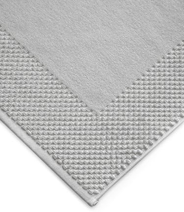 Chortex Honeycomb Bath Mat, Silver,