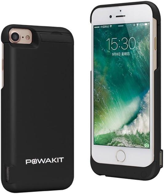 Powakit PowerCase Pro 5500mAH battery case for iPhone 7 / 6S / 6 easy fast power charging