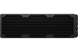 CORSAIR Hydro X Series XR5 420mm V2 Custom Cooling Radiator – Compatible with iCUE Link Fans, 3x140mm Fan Mounts, Screw Prote