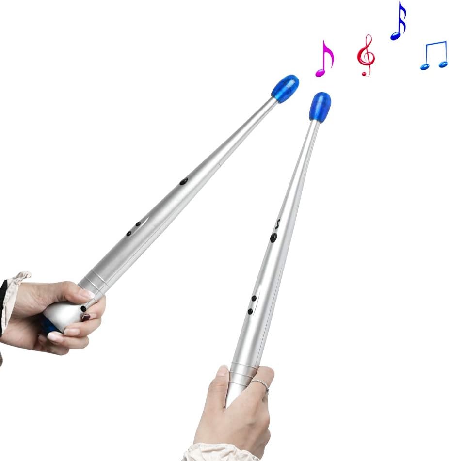 Batterie Enfant BSD Percussion - 9 Pièces Avec Tabouret Et Baguettes - Bleu