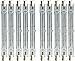 Sterl Lighting – 300 Watt T3 Bulb R7S Base 118MM J Type Double Ended 300W 120V Halogen Floor Lamps, Ceiling, Landscape, Security/Work Light Bulbs 4.64Inch 4200Lm 2800K Warm White Clear – 10 Pack