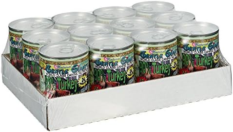 Gentle Giants All Natural Dog Food, 12 Pack - Canned Turkey Wet Dog Food with Grain-Free, Non GMO Ingredients - World Class Canine Cuisine - Complete Nutrition For Small, Medium, Large and Giant Dogs