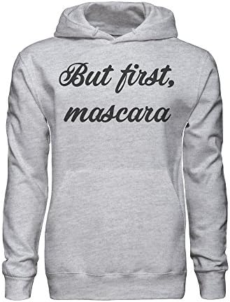 graphke But First Mascara I Can't Go Out Without My Make up Men's Hoodie