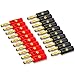 H88 20 Pcs 4mm Audio Speaker Wire Cable Screw Banana Plug Connector P20 # 3100170