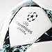 adidas Performance Champions League Finale Capitano Soccer Ball, White/Core Black/Dark Green/Blue/Aqua, Size 4