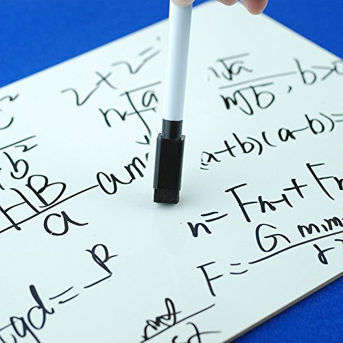 Lockways Dry Erase Whiteboard - Dry Erase Lapboards 9 x 12, 30 Whiteboards for Students, Children, Teachers, Classroom, School