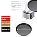 MZCH Bakeware 8 inch Nonstick & Quick Release Coating Loose Bottom Quiche Tart Pan, Tart Pie Pan, Round Tart Quiche Pan with Removable Base