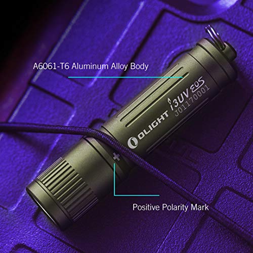 Olight I3UV EOS UV Flashlight Black Light Compact 395 nM Ultraviolet