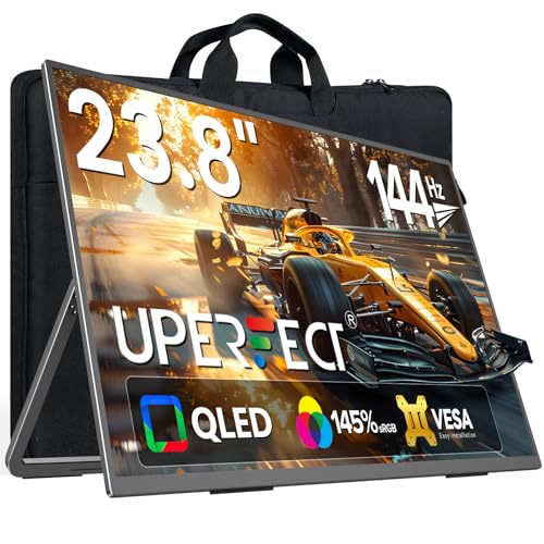 UPERFECT 24 inch 144Hz QLED Portable Monitor
