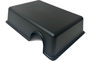 FCALIVV 12in Durable Large Reptile Hide, Ball Python Hide, Leopard Gecko Hide, Bearded Dragon Hide, Easy to Clean Reptile Hides Cave for Tank, Snake Hide Large Enclosure (12" x 8.3" x 2.8" X-Large)