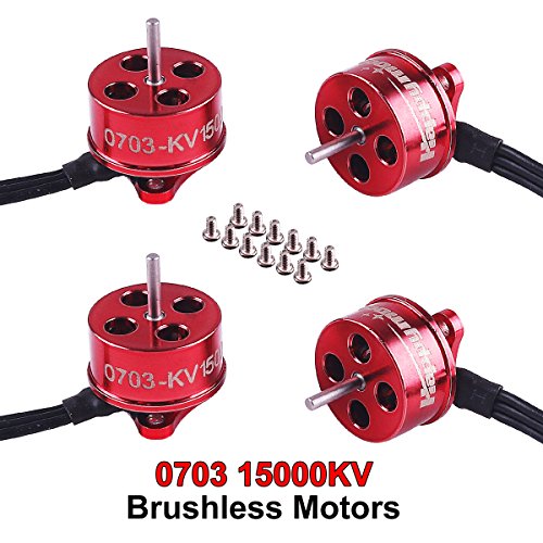4pcs 0703 Brushless Motors 15000KV 1S Version Happymodel SE0703 Micro Motor for Tiny 6GT Beta65 Pro Micro Brushless Whoop Frame