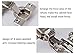 Yarachel Concealed Hinge - 2 Pairs/4 PCS Cabinet Hinges Hydraulic Hinges Cold Steel Rolling Soft Slow Close Stainless Steel Frameless Kitchen Cabinet Door Hinges with Screws (Inset)