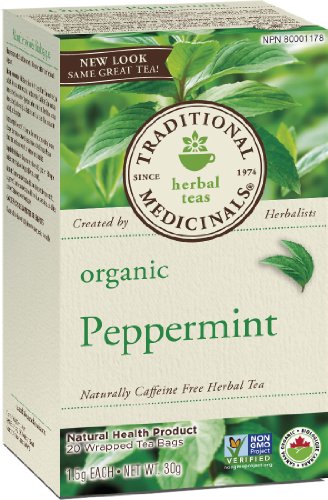 Traditional Medicinals Organic Peppermint, 20 tea bags