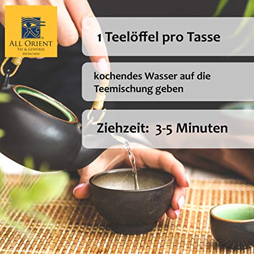 All Orient BIO Indischer Chai | 100g | Schwarztee | loser Tee | ayurvedische Gewürze | ohne Zusatz von Aromen | BIO-Qualität | naturbelassen | Chai Tee mit würzigem Geschmack – Bild 4
