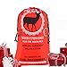 Huge Sale-Christmas Sale Santa Present Christmas Gifts Sack Bags Christmas Color Elk Organic Heavy Canvas Bags with Red drawstring Bag, Standard Reusable Shopping-Special Edition