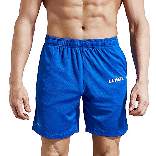 image for LUWELL PRO Mens Gym Workout Shorts Running Short Quick Dry Shorts Mesh