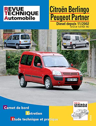 Rta B719 5 Berlingo Partner Combi 11 02 Extgreater 1 6hdi 1 9d 9782726871959 Amazon Com Books