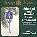 Sapphire Beaded Tassel Mill Hill Cross Stitch Charmed Ornament Kit