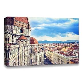 Canvas Wall Art Beautiful Landscape Grand Canal, Venice, Italy Painting Artwork for Home Prints Framed - 12x18 inches