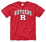 Rutgers Scarlet Knights Adult Arch & Logo Gameday T-Shirt - Red ,