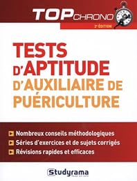 Tests d'aptitude auxiliaire de puériculture