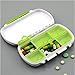 FECEDY Outdoor Waterproof Pill Box Medicine Storage Organizer Container Case