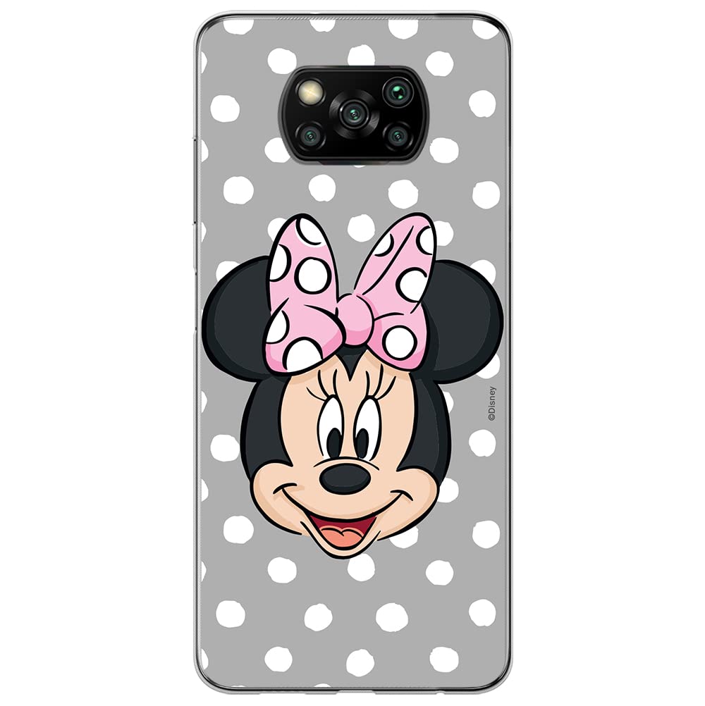 ERT GROUP mobile phone case for Xiaomi POCOPHONE X3 original and officially Licensed Disney pattern Minnie 057 optimally adapted to the shape of the mobile phone, case made of TPU