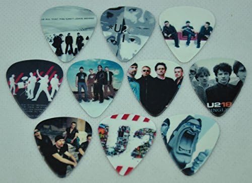 Guitar Picks Set Rock Stars#1 2-side Full Color Printing 0.71mm, 10 Pcs