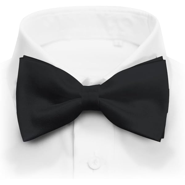 Nœud Papillon Pré-noué Réglable Pour Homme - En Gabardine De Smoking, Facile à Mettre, Nombreuses Occasions - 6