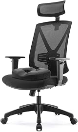 Emoobin Donut Pillow Memory Foam Seat Cushion 18 Inches Black view 7