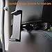 Car Headrest Mount - iPad Tablet Holder with Adjustable 360° Rotation, Universal Car Seat Mount Holder for Apple iPad Pro/Air/Mini, Nintendo Switch, iPhone, Other 4.7