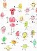 DECORA 19 Pack Stamp Ink Pads Set Include 15Pcs Multicolored Water-Soluble Stamp Ink pad, 3 Clear Stamps, 1 Acrylic Stamp Block for Kids Art Craft DIY Scrapbooking, Finger Printing and Card Making