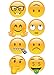 iDecoz Emoji Reusable Vinyl Decal Stickers for All Cell Phones, Cases, MacBooks, Laptops, iPads, Water Bottles and More!