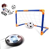 Kids Toys Hover Ball, Rolytoy Air Power Soccer Goal Set for Age of 2-16 Year Old Boys Girls with LED Lights as Indoor Outdoor Sport Games Gifts