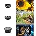 CamRah | Cell Phone Smartphone Tripod and 3 Universal Lens Kit | Includes Fisheye, Wide Angle, and Macro Lenses | 2 Extra Lens Clips | Bonus Octopus Tripod and Photo Tips | Comes with Storage Bag