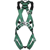 MSA 10197195 V-Form Harness, Extra Small, Back D-Ring, Qwik-Fit Leg Straps, Green
