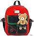 Kid Toddler Walking Safety Harness with Cute Teddy Bear/Bunny Backpack - Sold and Ship From USA (Red Teddy Bear)