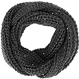 LRKC Women's Thick Knitted Winter Infinity Loop Circle Scarf