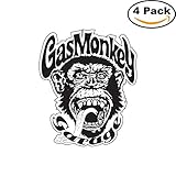 Gas Monkey Garage Vinyl Sticker Diecut 4 Stickers