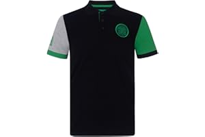 CELTIC F.C. Celtic Football Club Official Soccer Gift Mens Crest Polo Shirt