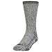 PowerSox Men's Bootsocks Medium Cushion Merino Wool Crew Socks, 2 Pairs, Black Marl, Shoe Size: 9-12.5