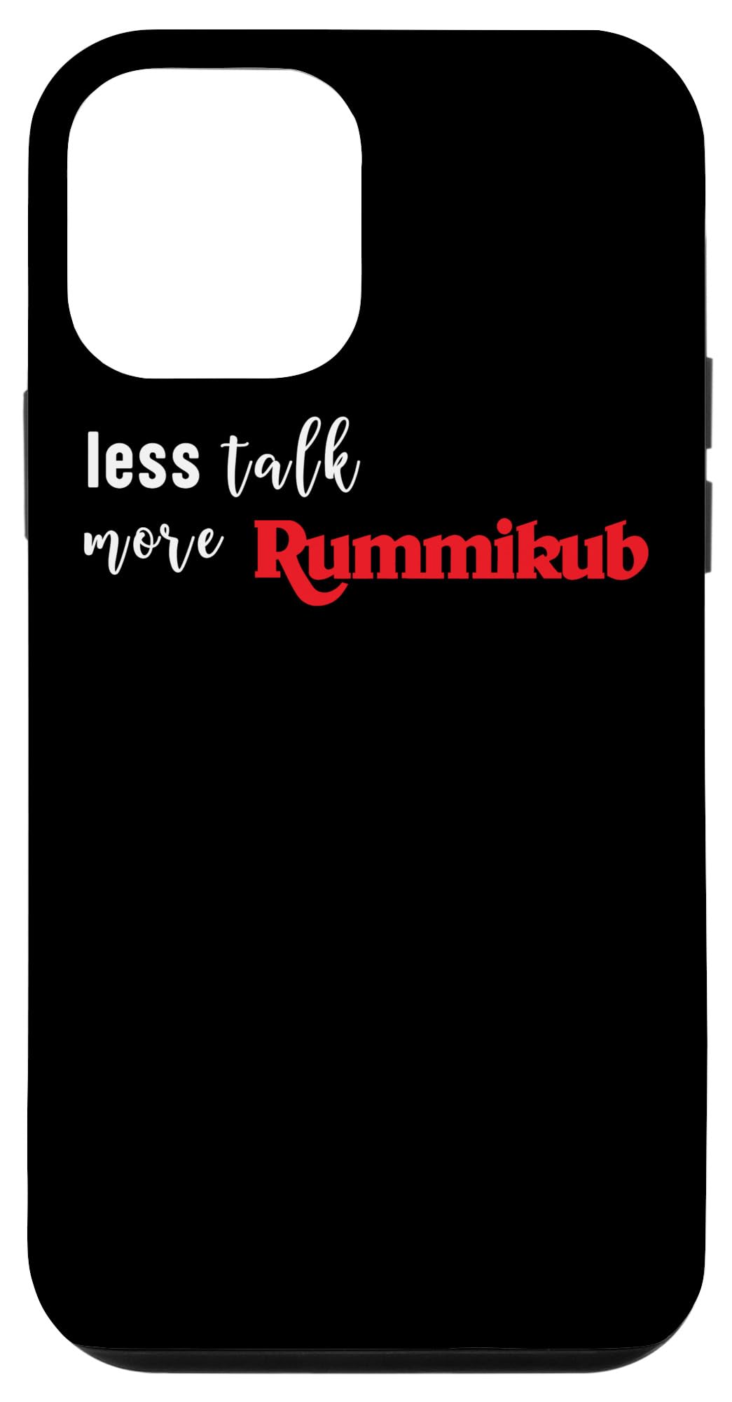 Rummikub Less Talk More Rummikub Tile Game Fun Gift Case for iPhone 12 mini