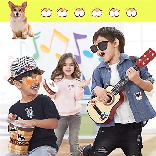 HOTART 50 Packs Corgis Stickers, Cute Dogs Stickers for Laptops,Hydro Flask,Water Bottle,Skateboard, Phone,Guitar, Suitcase-Car Sticker and Decals for Adults, Teens, Girls