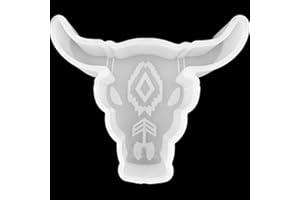 VONZK Car Freshie Mold Freshie Silicone Mold 4 3/4” L X 4” W X 1 1/4” H for Aroma Beads DIY Handmade Freshies Mould (Bison Bull)