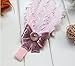 Fullkang Lovely Baby Girls Cotton Flower Feather Headband (pink)