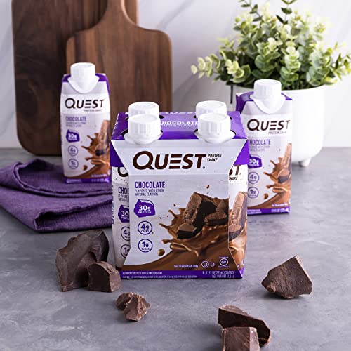 Quest Nutrition Ready To Drink Chocolate Protein Shake, High Protein
